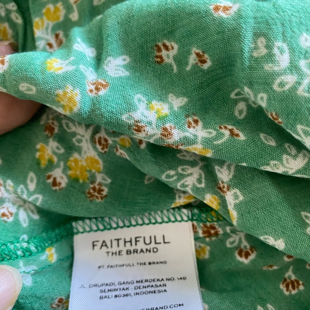 Floral Green summer dress - Picture 8 of 8